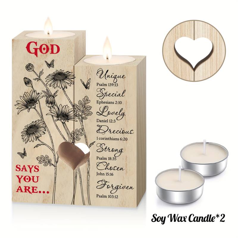 Candles - 1 Set Candlestick, Creative Religious Gifts, 