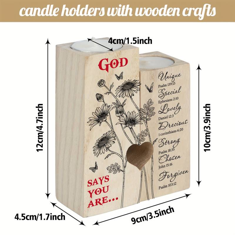 Candles - 1 Set Candlestick, Creative Religious Gifts, 