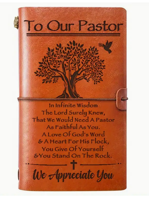 Notebook / Diary gift for Pastor 