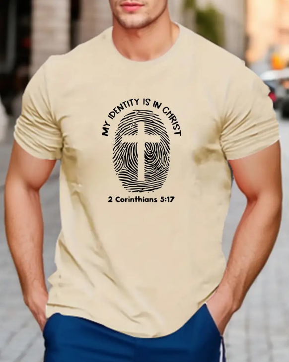 Men's Tshirt - 2 Corinthians 5:17