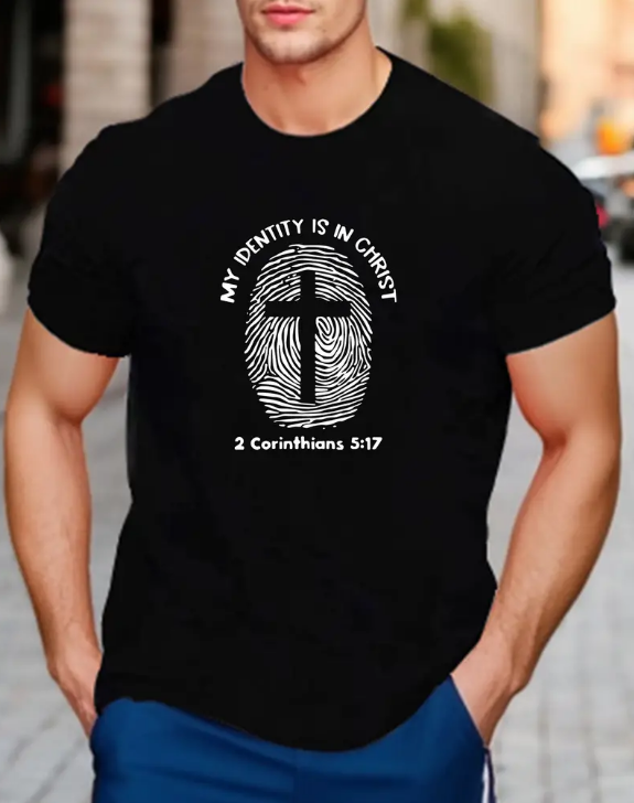 Men's Tshirt - 2 Corinthians 5:17