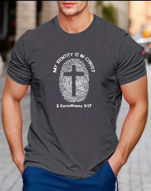 Men's Tshirt - 2 Corinthians 5:17