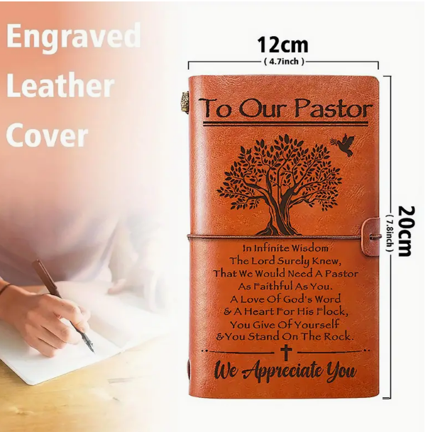 Notebook / Diary gift for Pastor 